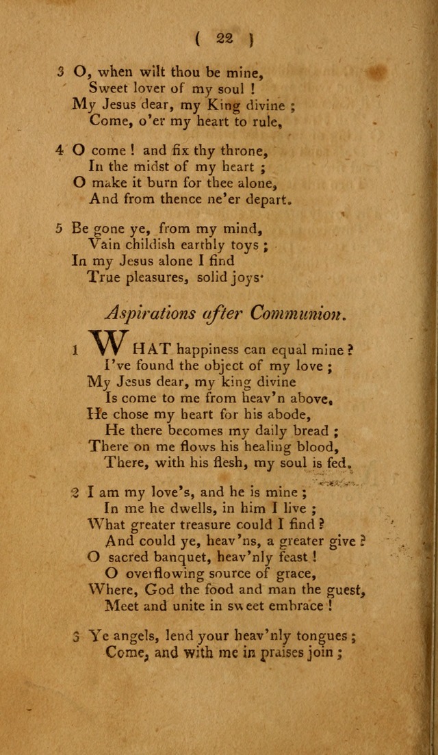 Hymns, for the Use of the Catholic Church in the United States of America (New ed.) page 22