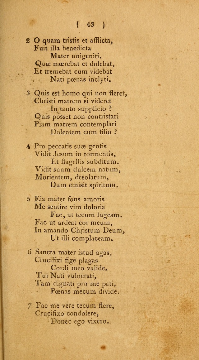 Hymns, for the Use of the Catholic Church in the United States of America (New ed.) page 43