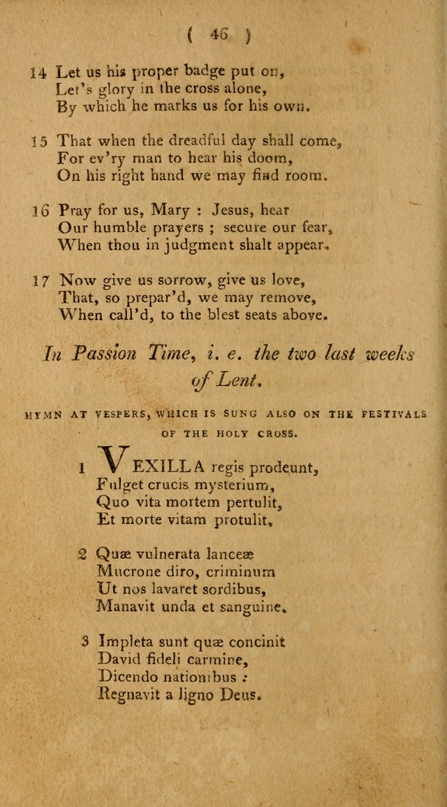 Hymns, for the Use of the Catholic Church in the United States of America (New ed.) page 46