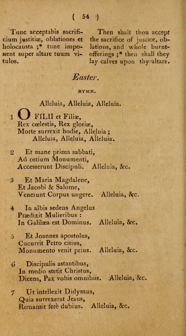 Hymns, for the Use of the Catholic Church in the United States of America (New ed.) page 54