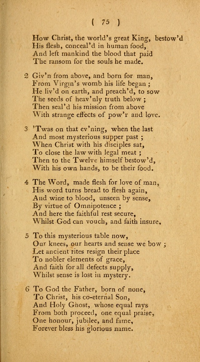 Hymns, for the Use of the Catholic Church in the United States of America (New ed.) page 75