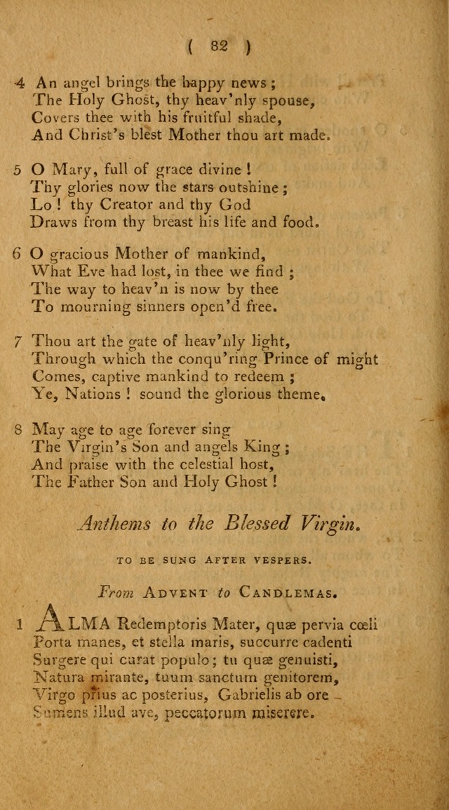 Hymns, for the Use of the Catholic Church in the United States of America (New ed.) page 82