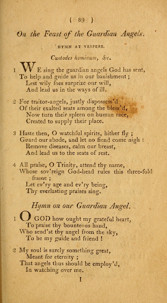 Hymns, for the Use of the Catholic Church in the United States of America (New ed.) page 89