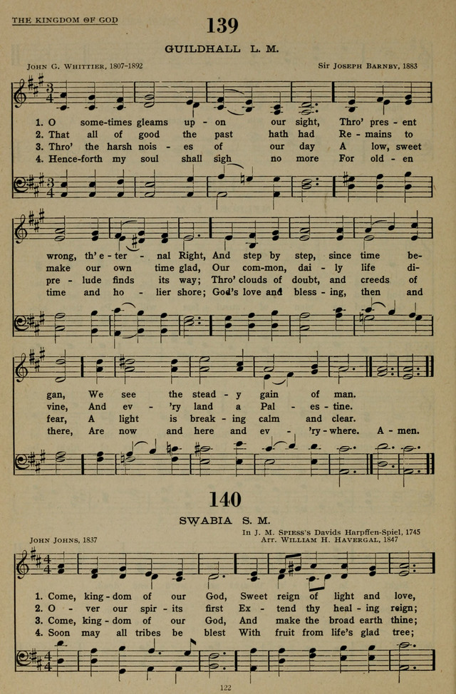 Hymns of the United Church page 122