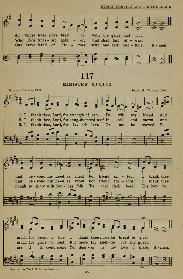 Hymns of the United Church page 129