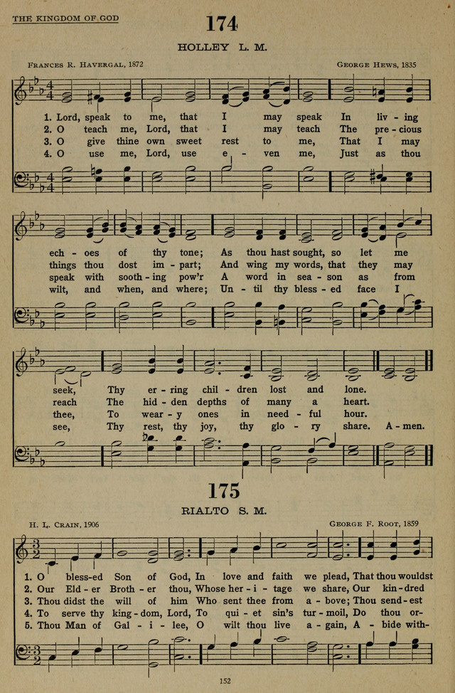 Hymns of the United Church page 152