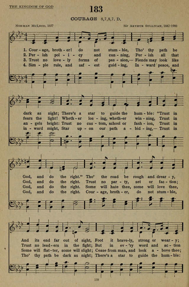 Hymns of the United Church page 158