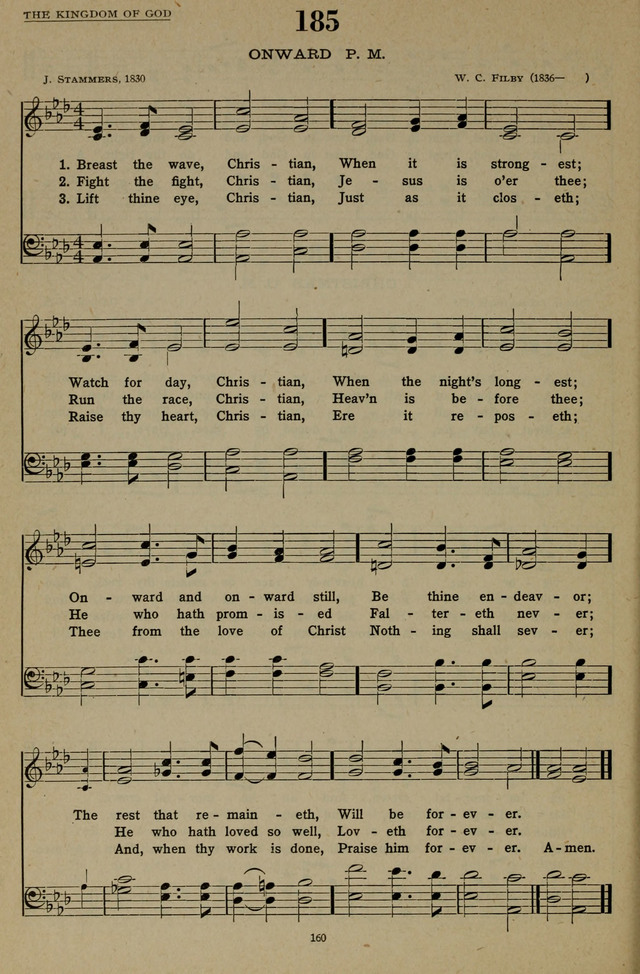 Hymns of the United Church page 160