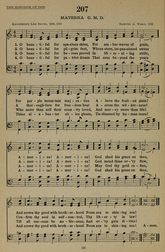 Hymns of the United Church page 182