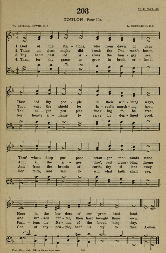 Hymns of the United Church page 183