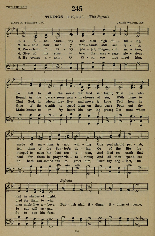 Hymns of the United Church page 216