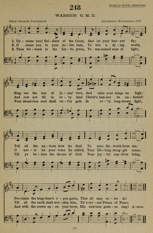 Hymns of the United Church page 219