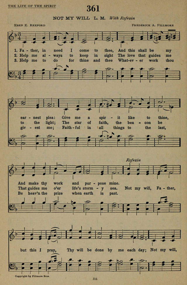 Hymns of the United Church page 316