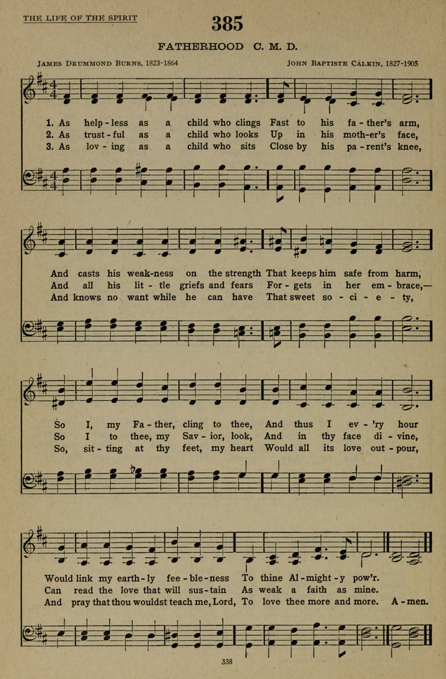 Hymns of the United Church page 338