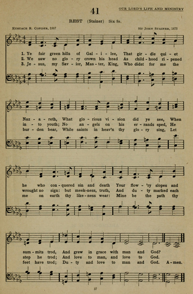 Hymns of the United Church page 37