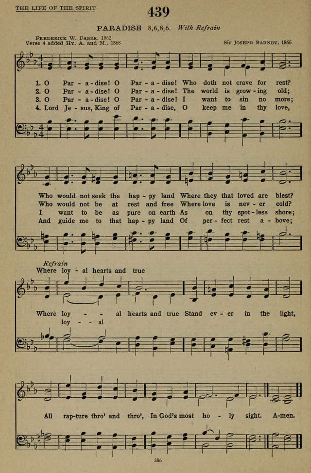 Hymns of the United Church page 386