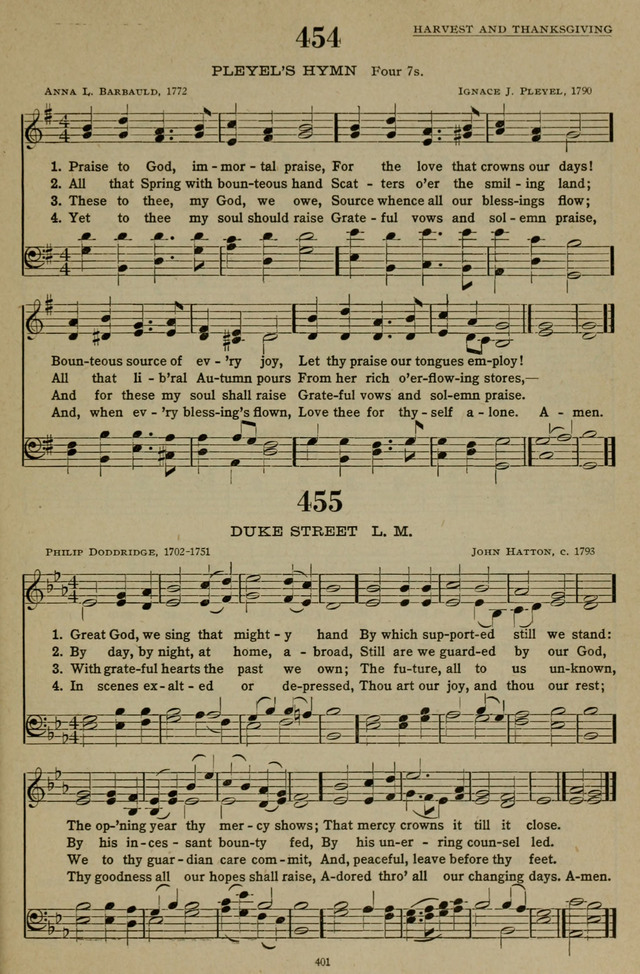 Hymns of the United Church page 401