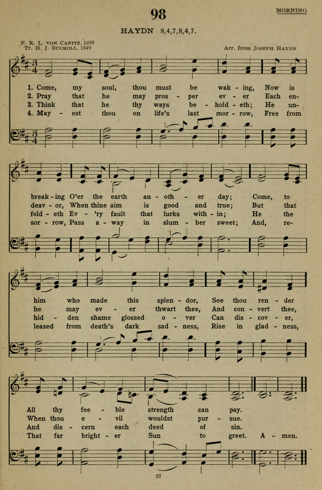 Hymns of the United Church page 85