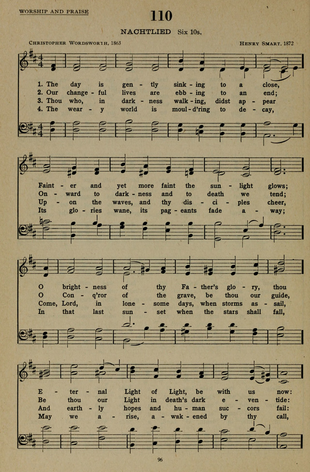 Hymns of the United Church page 96