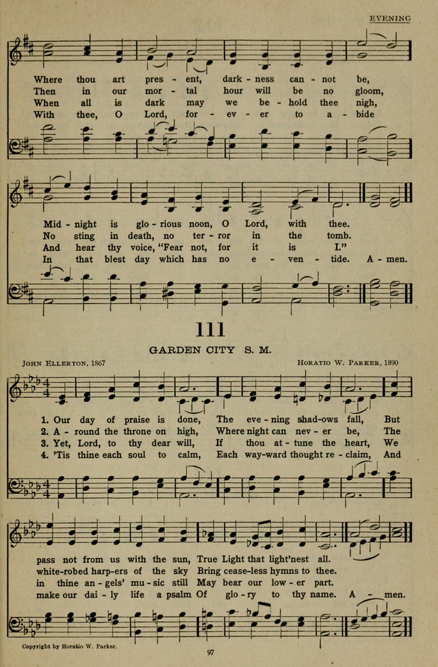 Hymns of the United Church page 97