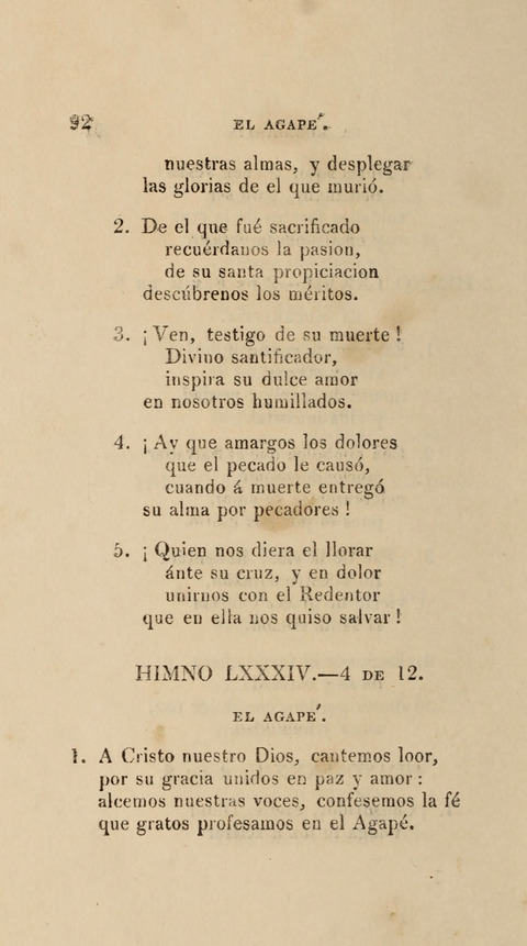 Himnos para el Uso de las Congregaciones Españolas de la Iglesia Protestante Metodista page 100