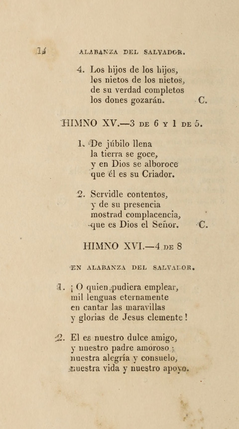 Himnos para el Uso de las Congregaciones Españolas de la Iglesia Protestante Metodista page 22