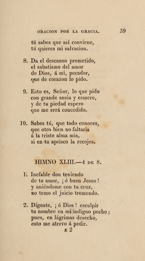 Himnos para el Uso de las Congregaciones Españolas de la Iglesia Protestante Metodista page 47