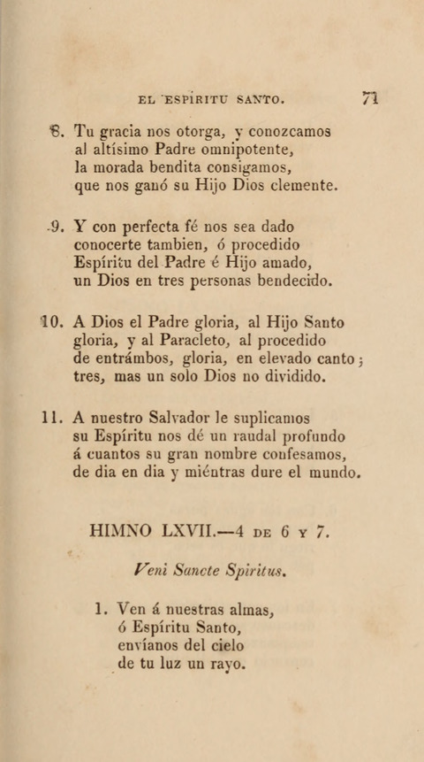 Himnos para el Uso de las Congregaciones Españolas de la Iglesia Protestante Metodista page 79