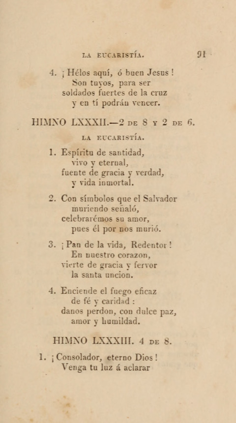 Himnos para el Uso de las Congregaciones Españolas de la Iglesia Protestante Metodista page 99