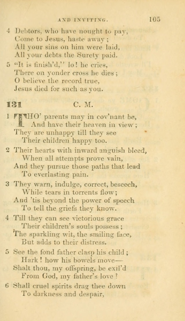 Hymns selected from various authors: for the use of the Evangelical Association, and all lovers of pious devotion (5th ed.) page 105