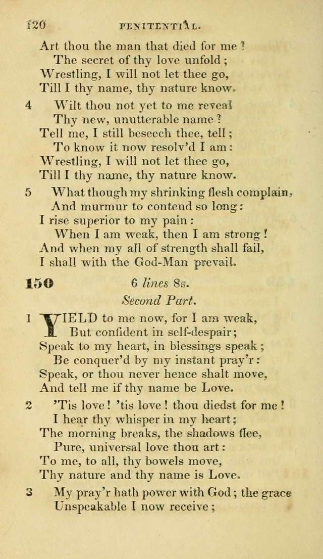 Hymns selected from various authors: for the use of the Evangelical Association, and all lovers of pious devotion (5th ed.) page 120