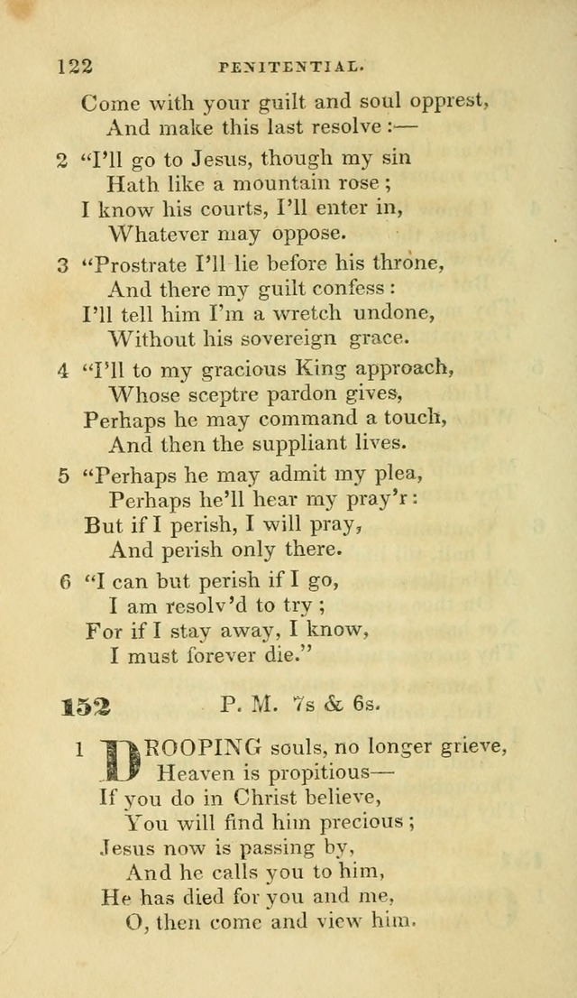 Hymns selected from various authors: for the use of the Evangelical Association, and all lovers of pious devotion (5th ed.) page 124