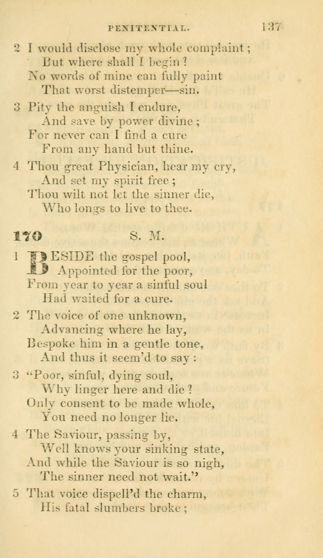 Hymns selected from various authors: for the use of the Evangelical Association, and all lovers of pious devotion (5th ed.) page 139