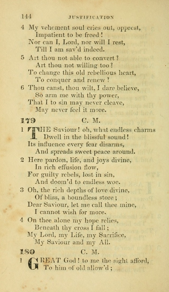 Hymns selected from various authors: for the use of the Evangelical Association, and all lovers of pious devotion (5th ed.) page 146