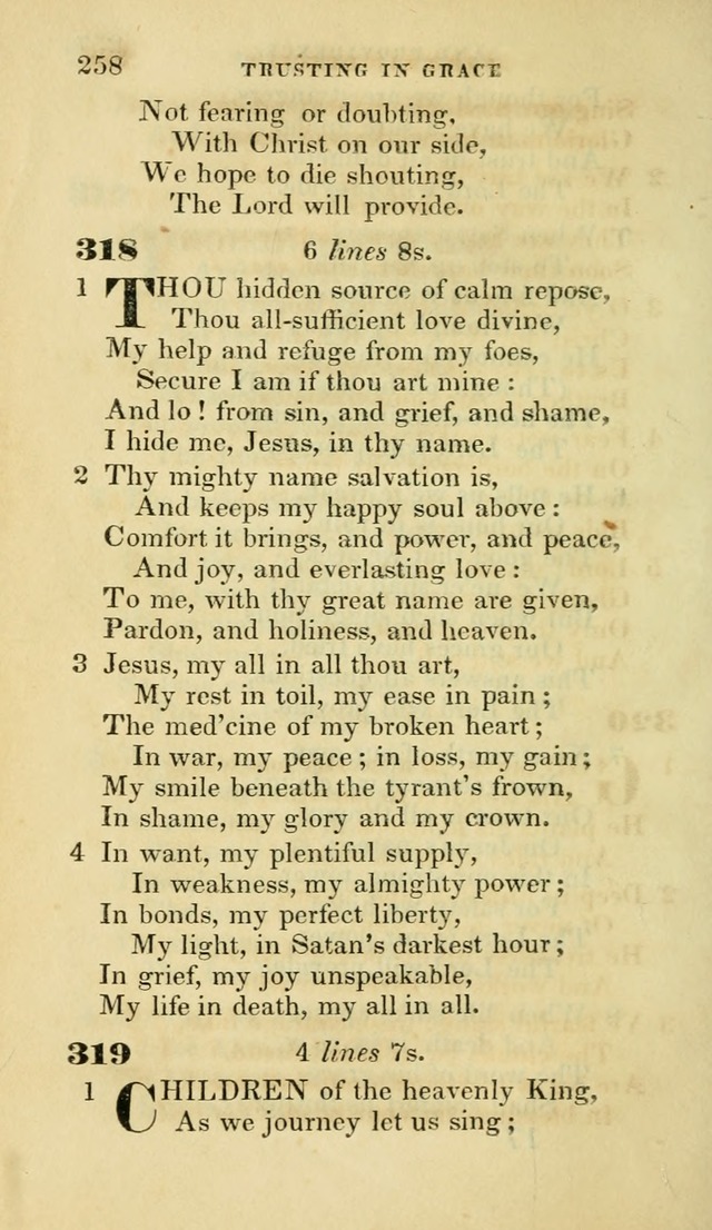 Hymns selected from various authors: for the use of the Evangelical Association, and all lovers of pious devotion (5th ed.) page 260