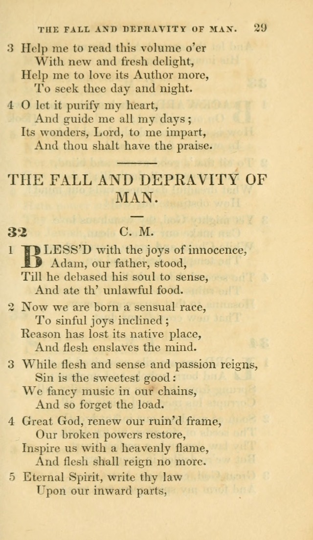 Hymns selected from various authors: for the use of the Evangelical Association, and all lovers of pious devotion (5th ed.) page 29