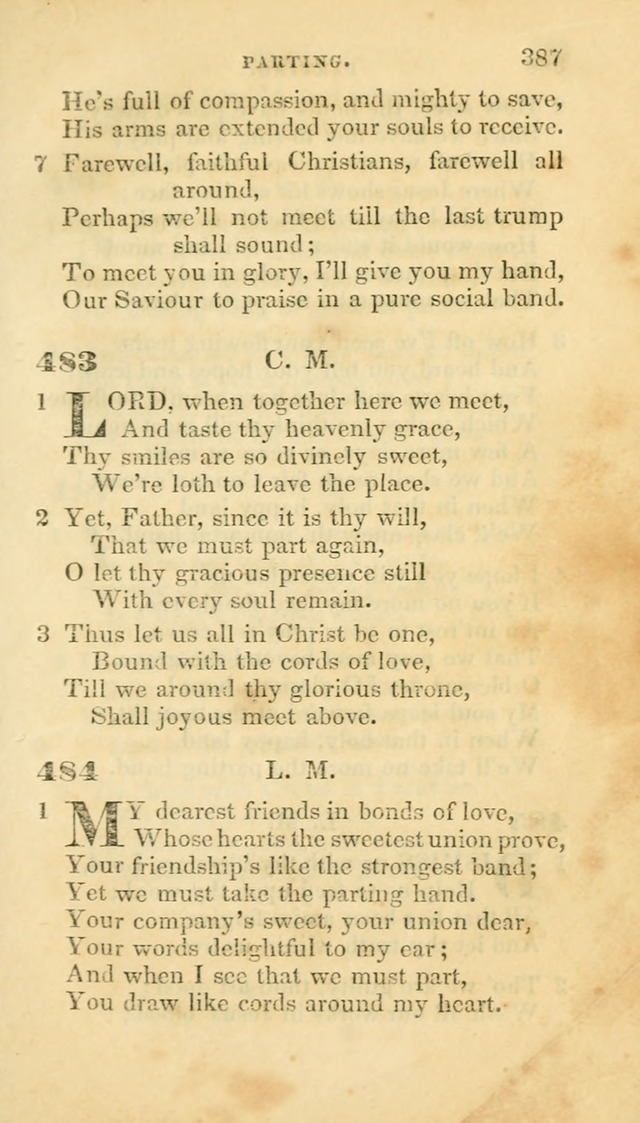 Hymns selected from various authors: for the use of the Evangelical Association, and all lovers of pious devotion (5th ed.) page 399