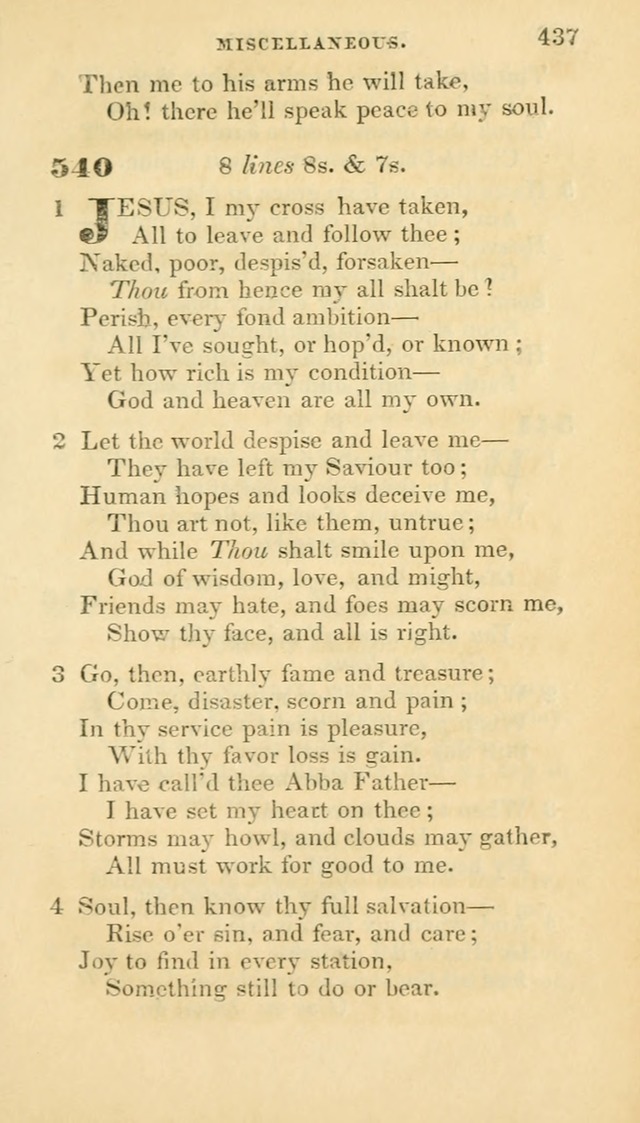 Hymns selected from various authors: for the use of the Evangelical Association, and all lovers of pious devotion (5th ed.) page 449