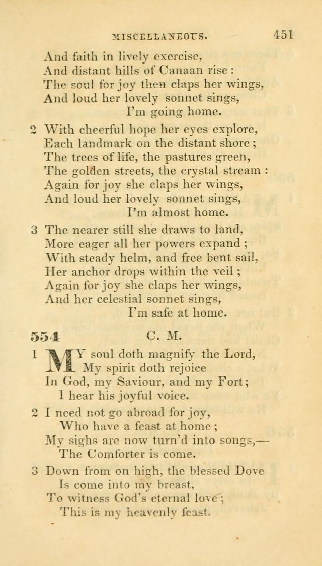 Hymns selected from various authors: for the use of the Evangelical Association, and all lovers of pious devotion (5th ed.) page 463