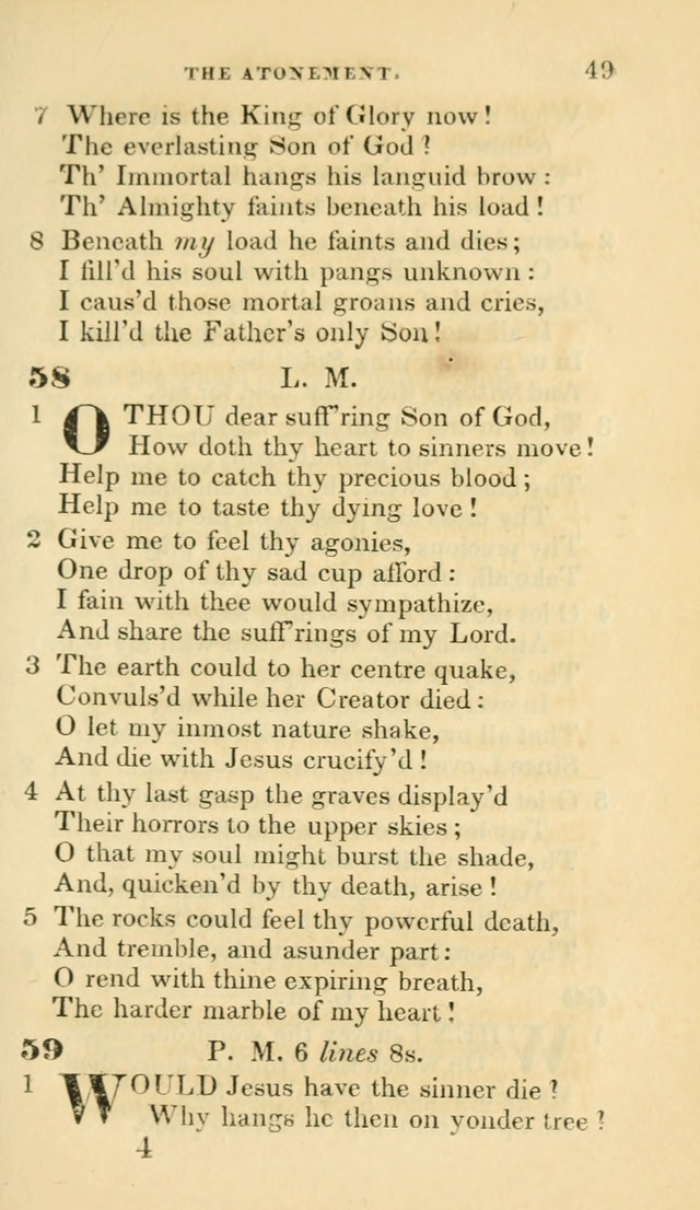 Hymns selected from various authors: for the use of the Evangelical Association, and all lovers of pious devotion (5th ed.) page 49