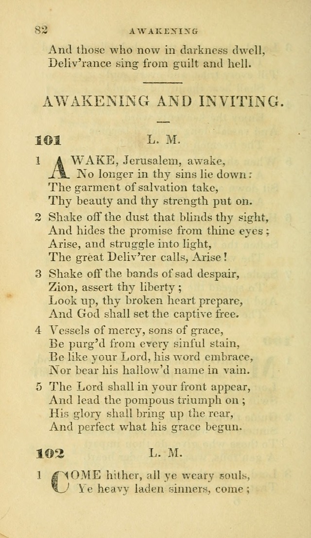 Hymns selected from various authors: for the use of the Evangelical Association, and all lovers of pious devotion (5th ed.) page 82