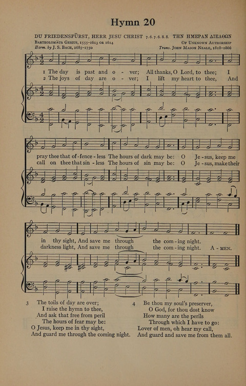 The Harvard University Hymn Book page 22