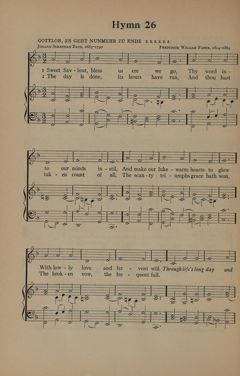 The Harvard University Hymn Book page 28