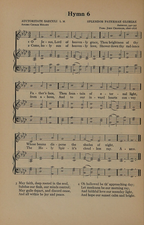 The Harvard University Hymn Book page 6