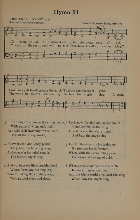 The Harvard University Hymn Book page 61