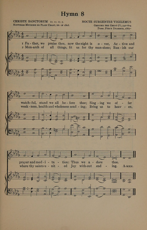 The Harvard University Hymn Book page 9