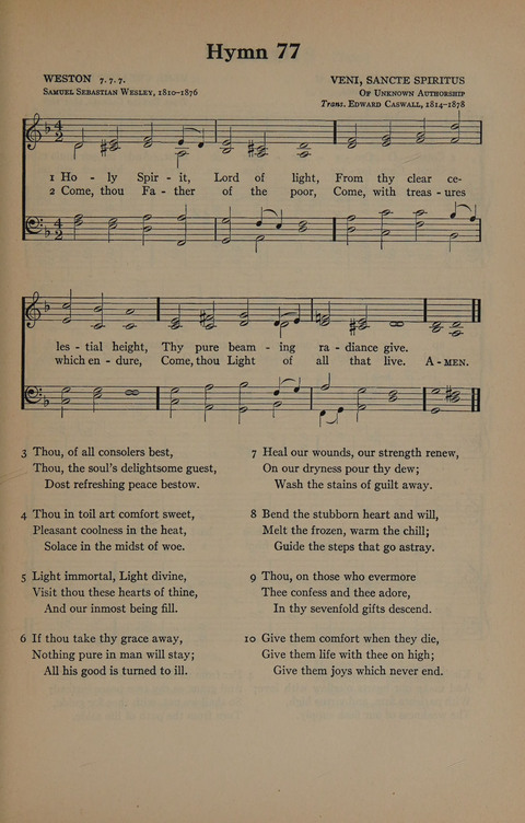 The Harvard University Hymn Book page 95