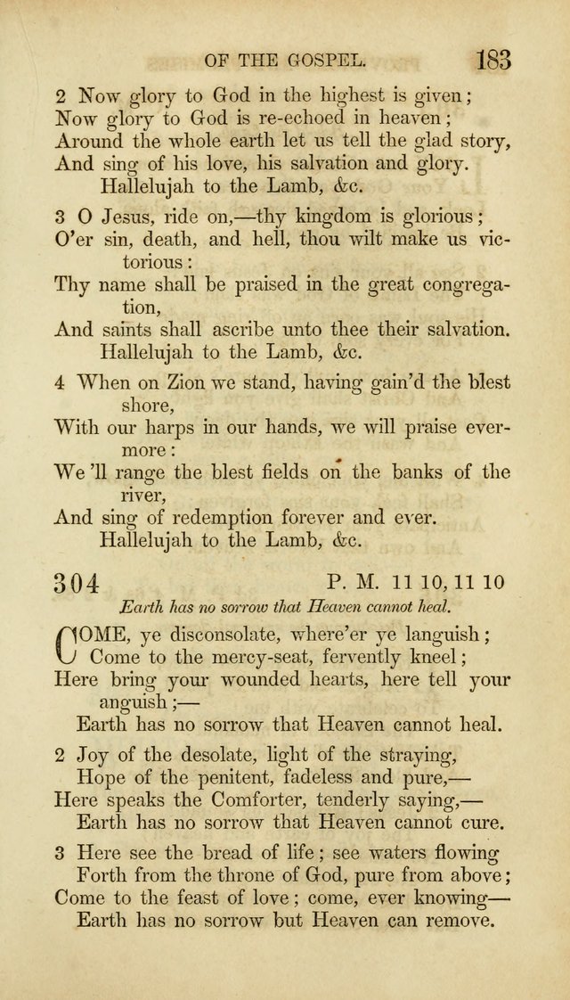 Hymns for the Use of the Methodist Episcopal Church. Rev. ed. page 190