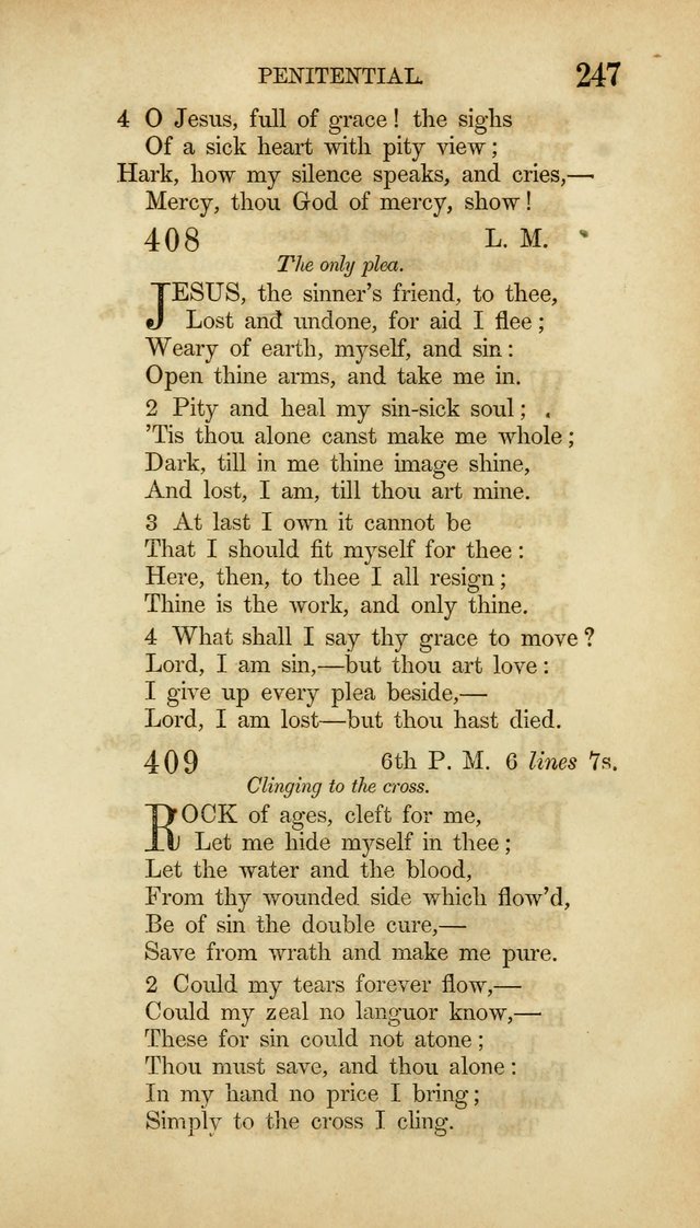 Hymns for the Use of the Methodist Episcopal Church. Rev. ed. page 254