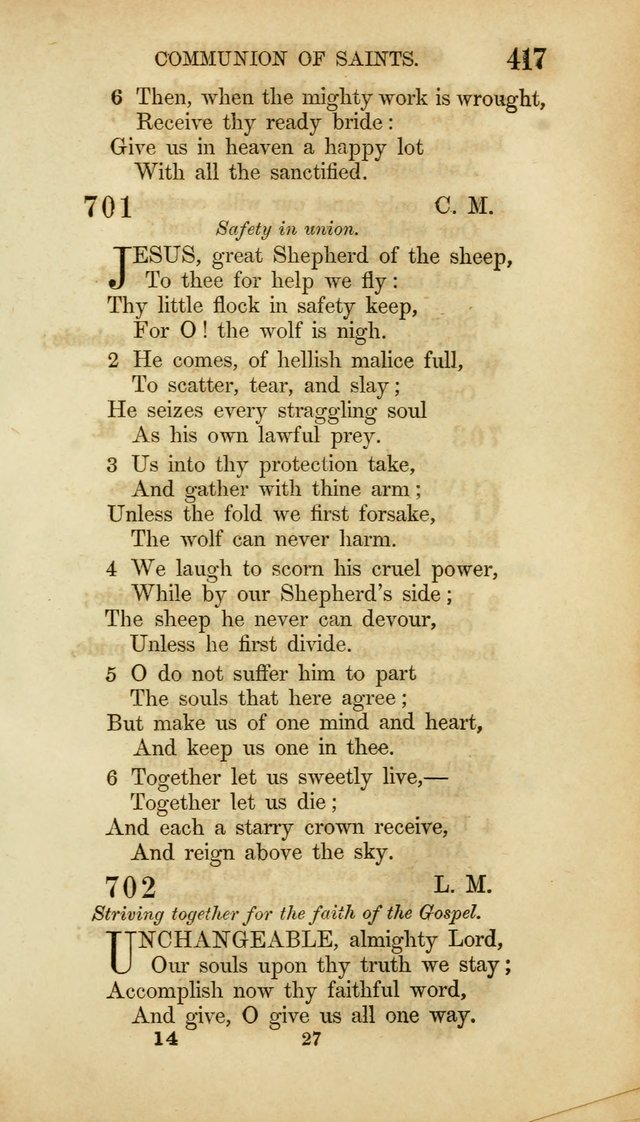 Hymns for the Use of the Methodist Episcopal Church. Rev. ed. page 424